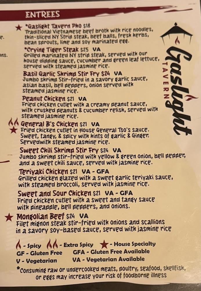 Gaslight Tavern Menu image 4