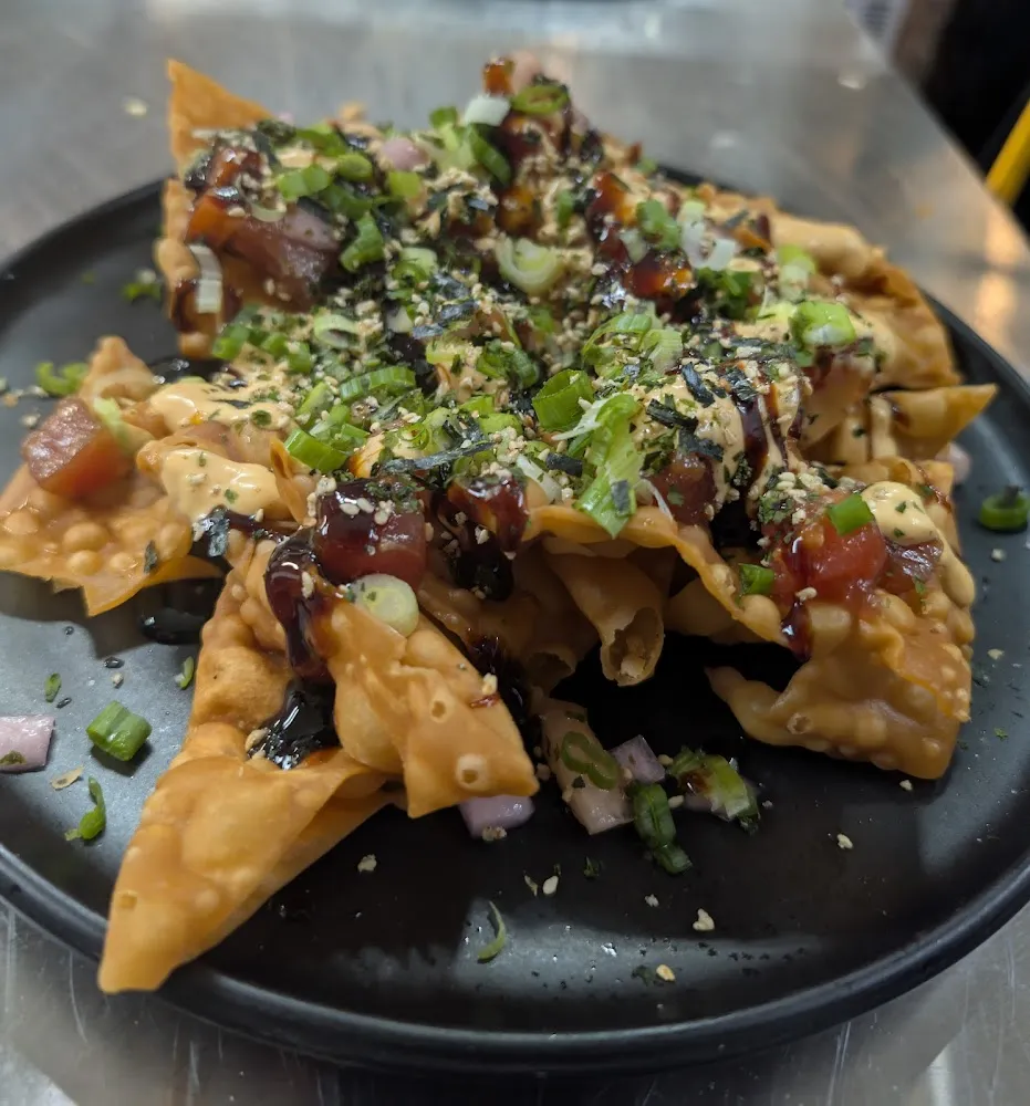 Tuna Poke Nachos